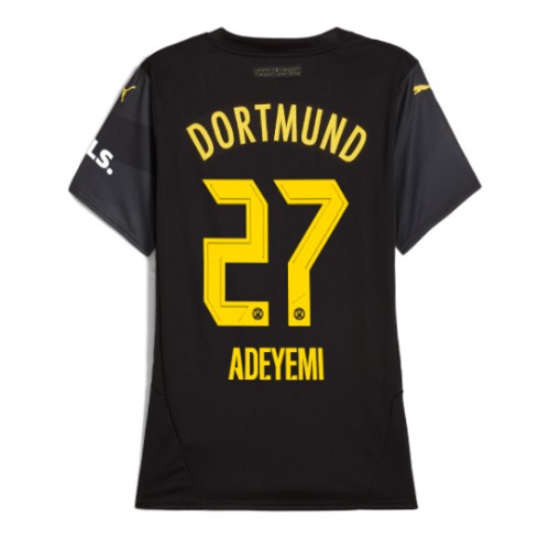 Fotbalové Dres Borussia Dortmund Karim Adeyemi #27 Dámské Venkovní 2024-25 Krátký Rukáv